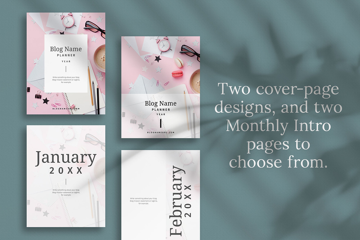 Blog Planner Canva Template, a Stationery Template by Studio Sugoi (Photo 3 of 8)