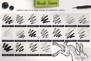 Inking Pen Brush Pack