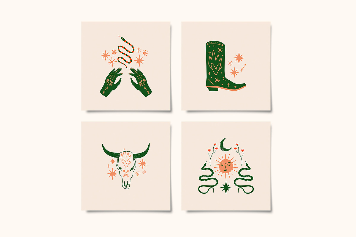 Wild West Bundle, an Animal Illustration by Annie Konst (Photo 3 of 24)
