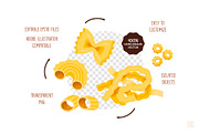 Italian Pasta | Hand-Drawn Pasta, a Food Illustration by vik.stock (Thumbnail 3 of 6)