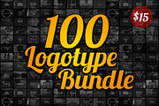 100 Logotype Bundle, a Branding & Logo Template by TSV Creative (Thumbnail 1 of 4)