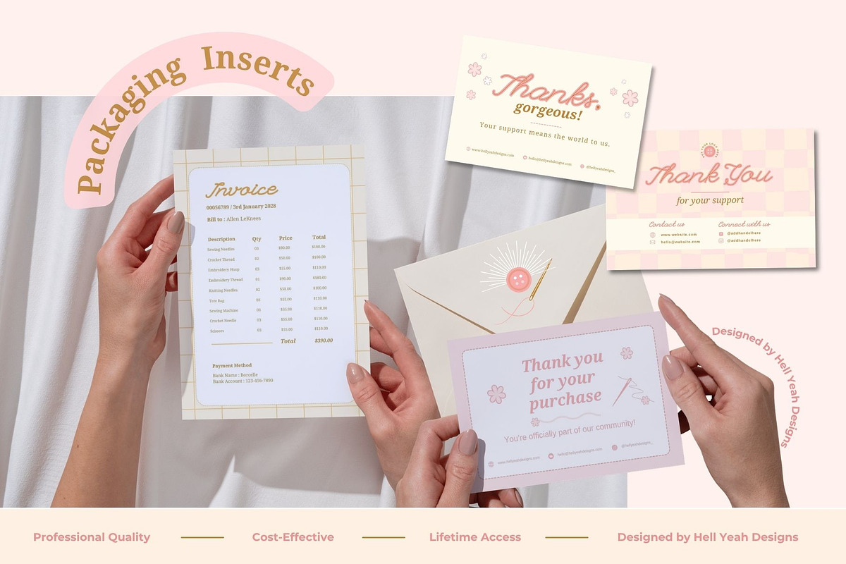 Artisan Craft Branding Starter Kits, a Branding & Logo Template by Hell Yeah Designs (Photo 13 of 19)