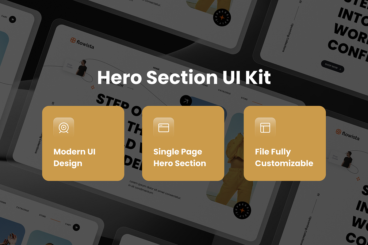Fashion Ecommerce Hero Header, a Templates & Theme by SquidPixey (Photo 3 of 3)
