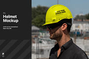 Safety Helmet Mockup, a Hat Mockup by HAZARD MOCKUPS (Thumbnail 1 of 8)