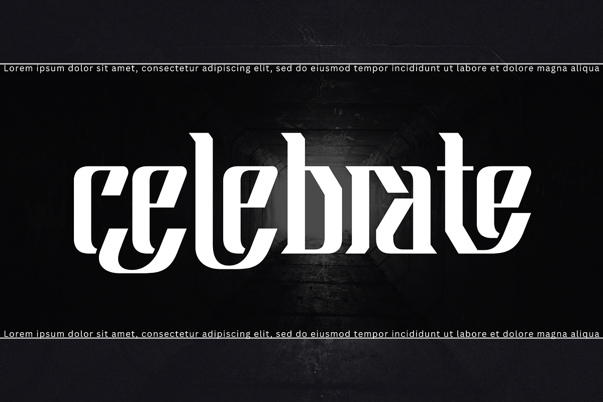Misleading Exchanges Font, a Blackletter Font by 177Studio (Photo 5 of 8)