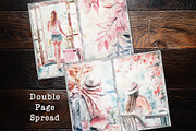 Dreamy Fiminine Travel Junk Journal, a Decorative Illustration by V Design Creator (Thumbnail 5 of 12)