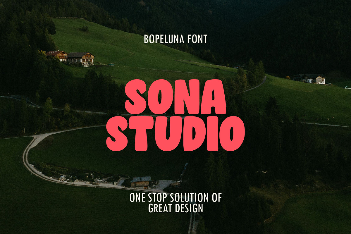 Bopeluna | Bold Playful Display Font, a Sans Serif Font by Koplexs Studio (Photo 2 of 10)