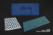 Realistic Towel Mockup, a Merchandise Mockup by Uncentrifuged Pressure (Thumbnail 1 of 15)