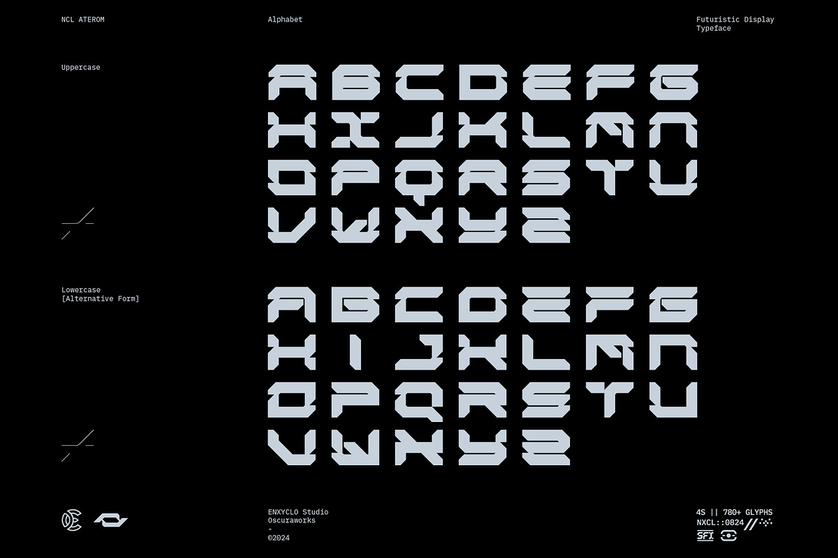 NCL Aterom, a Sans Serif Font by Enxyclo Studio (Photo 3 of 7)