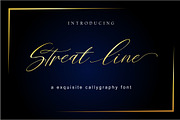 Streat line, a Script Font by mightype (Thumbnail 1 of 10)