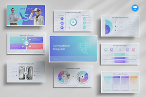 Comparison Diagram Keynote, a Presentation Template by Pixslides