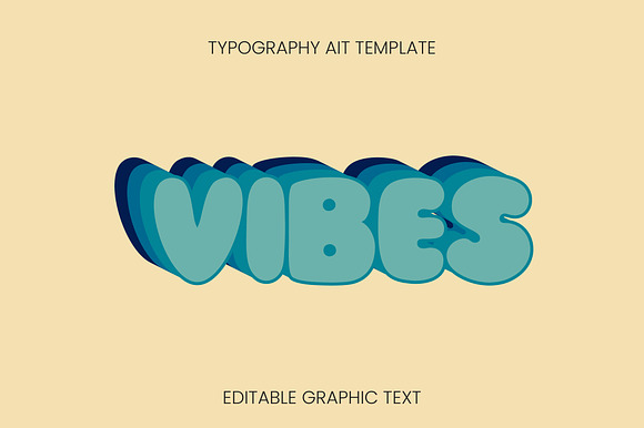 Layered Bubble Text Effect preview 4