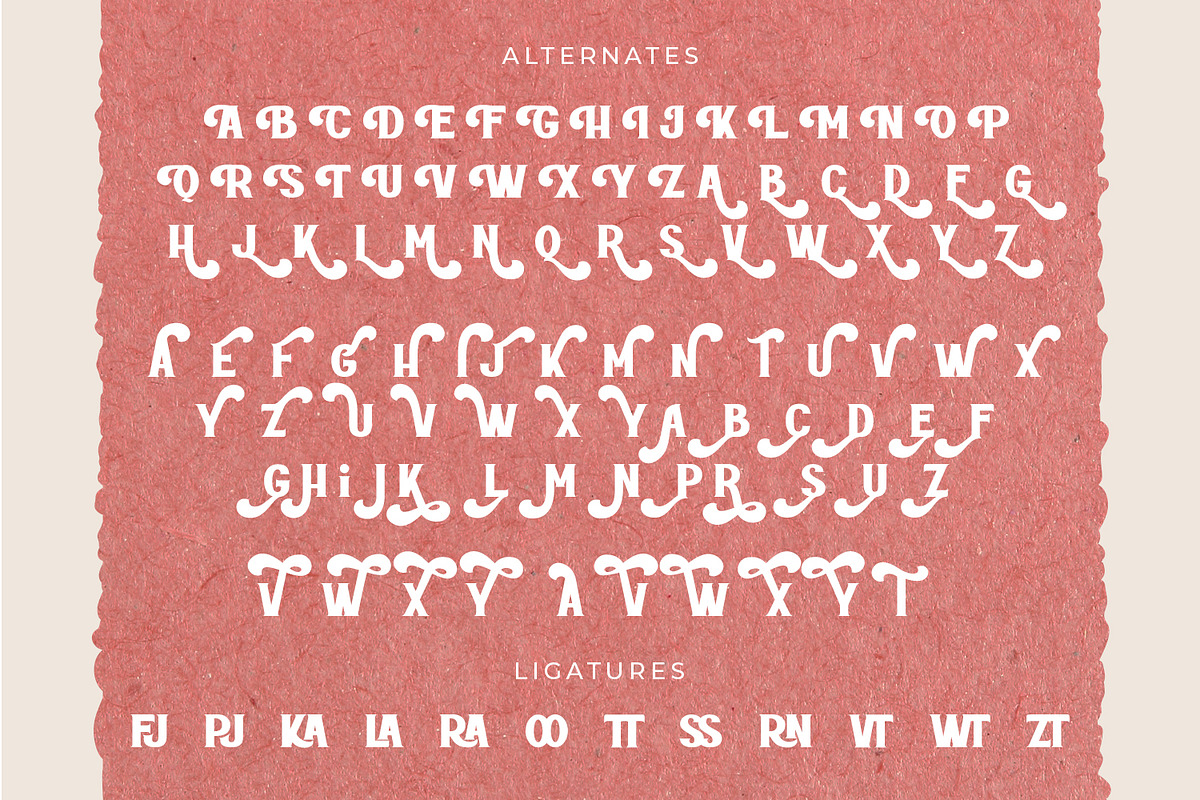 ROTTELY - DISPLAY FONT, a Serif Font by din-studio.com (Photo 10 of 11)