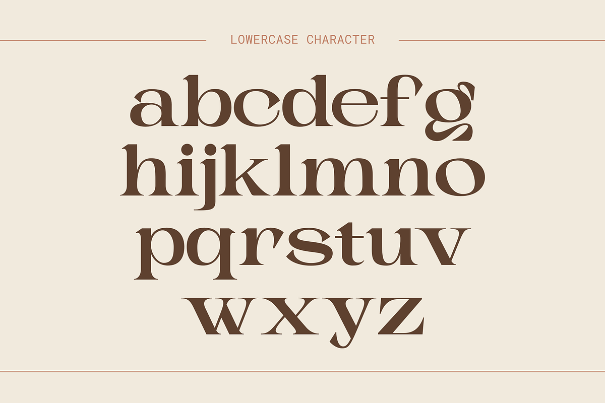 Choga - Modern Luxury Logo Font, a Serif Font by Nirmana Visual (Photo 5 of 15)