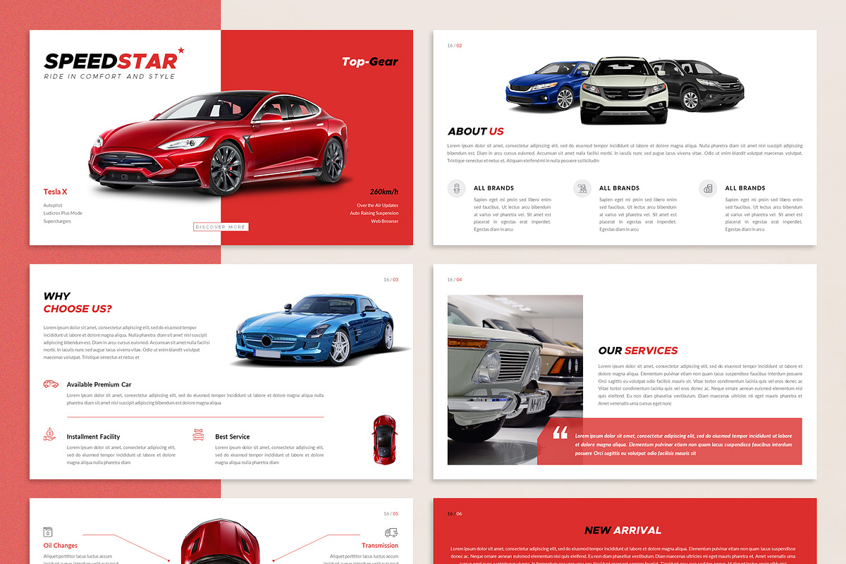 Car Brochure + Powerpoint Template, a Brochure Template by Orcshape Studio (Photo 13 of 13)