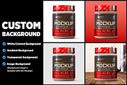 1lb Whey Protein Jar Mockup A3-Pro, a Packaging Mockup by Design Warlord (Thumbnail 11 of 16)