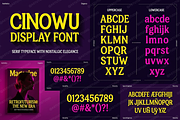 Cinowu - Elegant Serif Typeface, a Serif Font by Astuti Studio (Thumbnail 1 of 25)