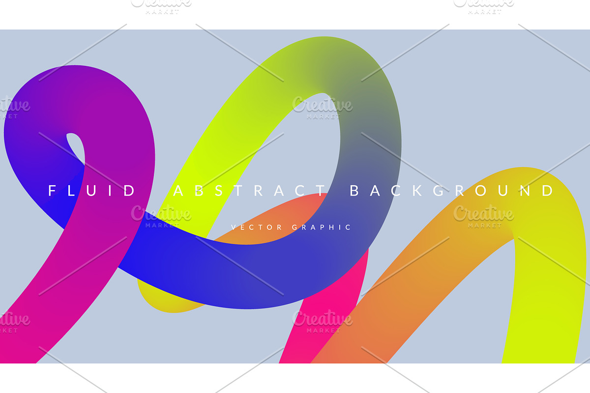 3d Gradient Shape. Beautiful, an Illustration by Holo Art
