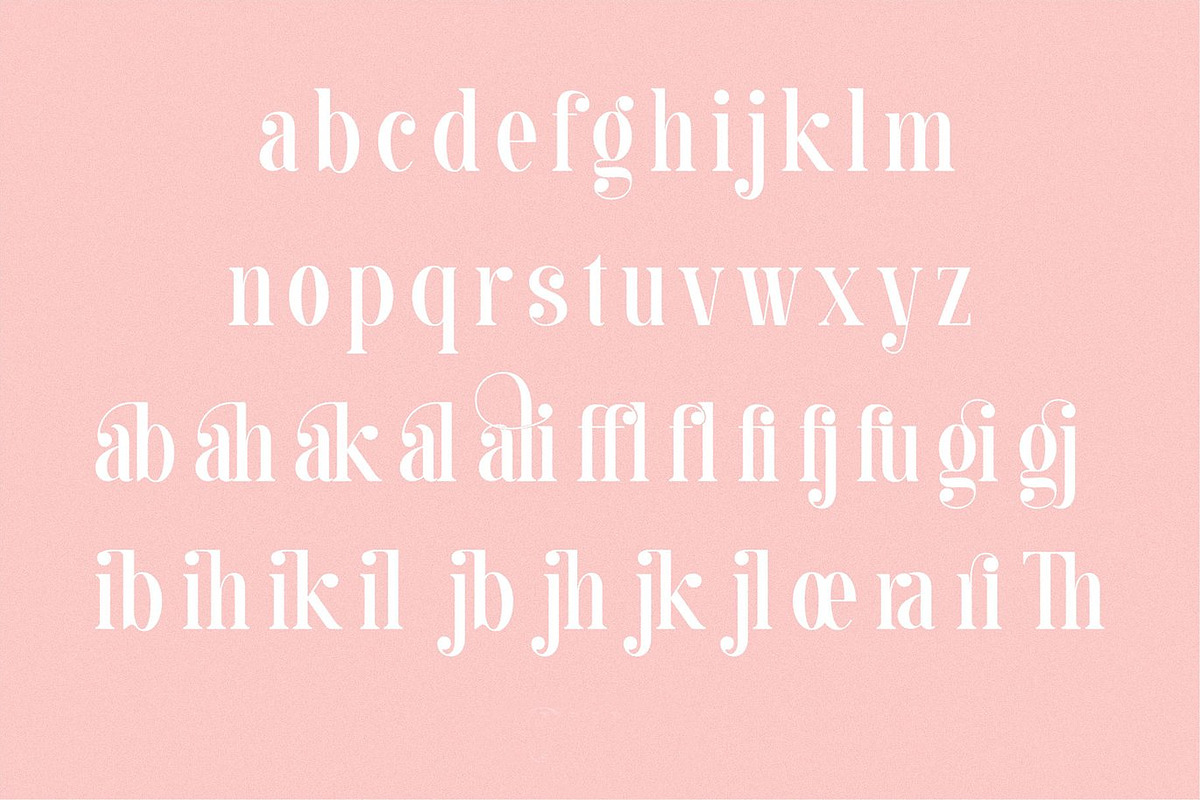 Bachon - Elegant Ligature Serif, a Serif Font by Luna Shop (Photo 2 of 8)