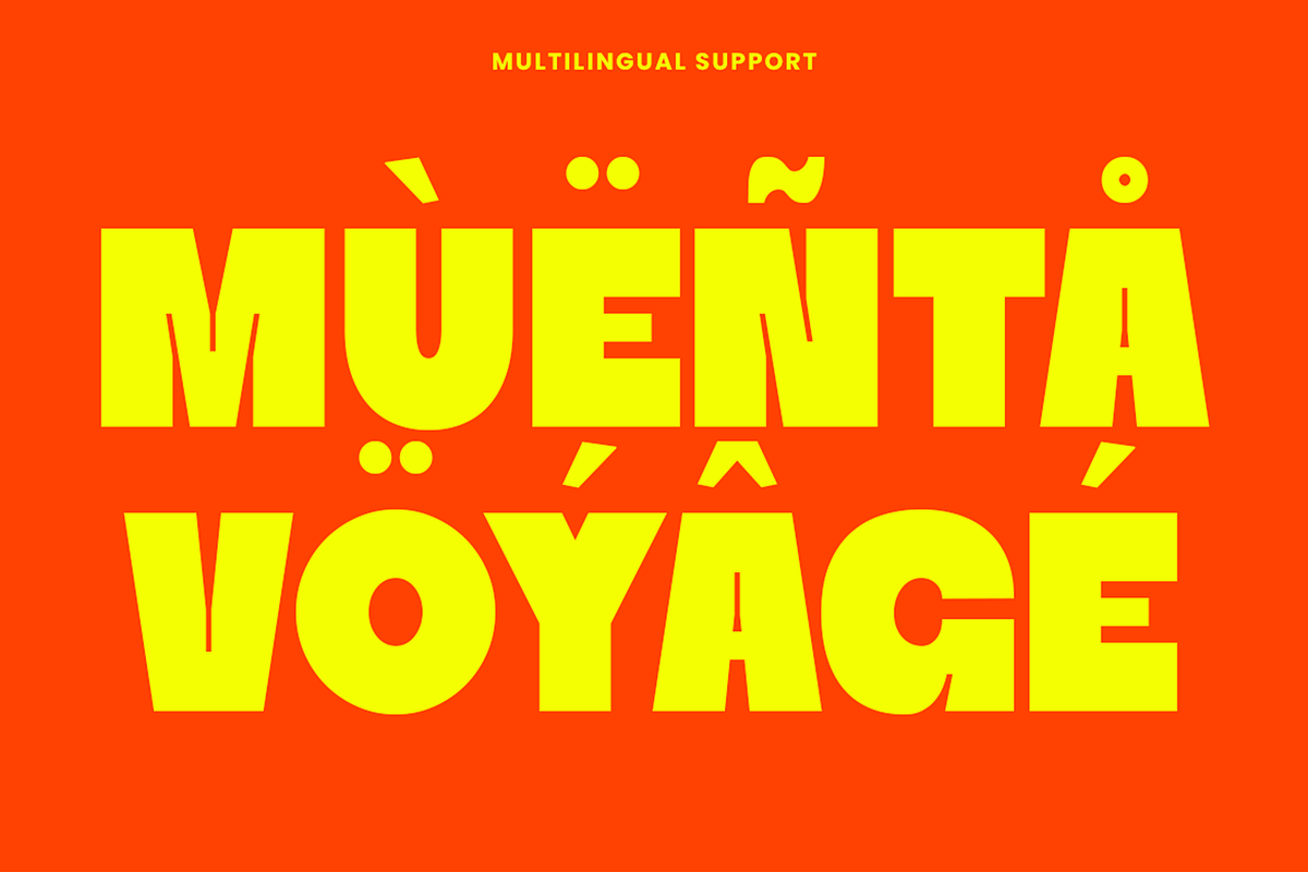 Ruya - Bold Inktrap Display Font, a Sans Serif Font by Pekotype (Photo 5 of 15)
