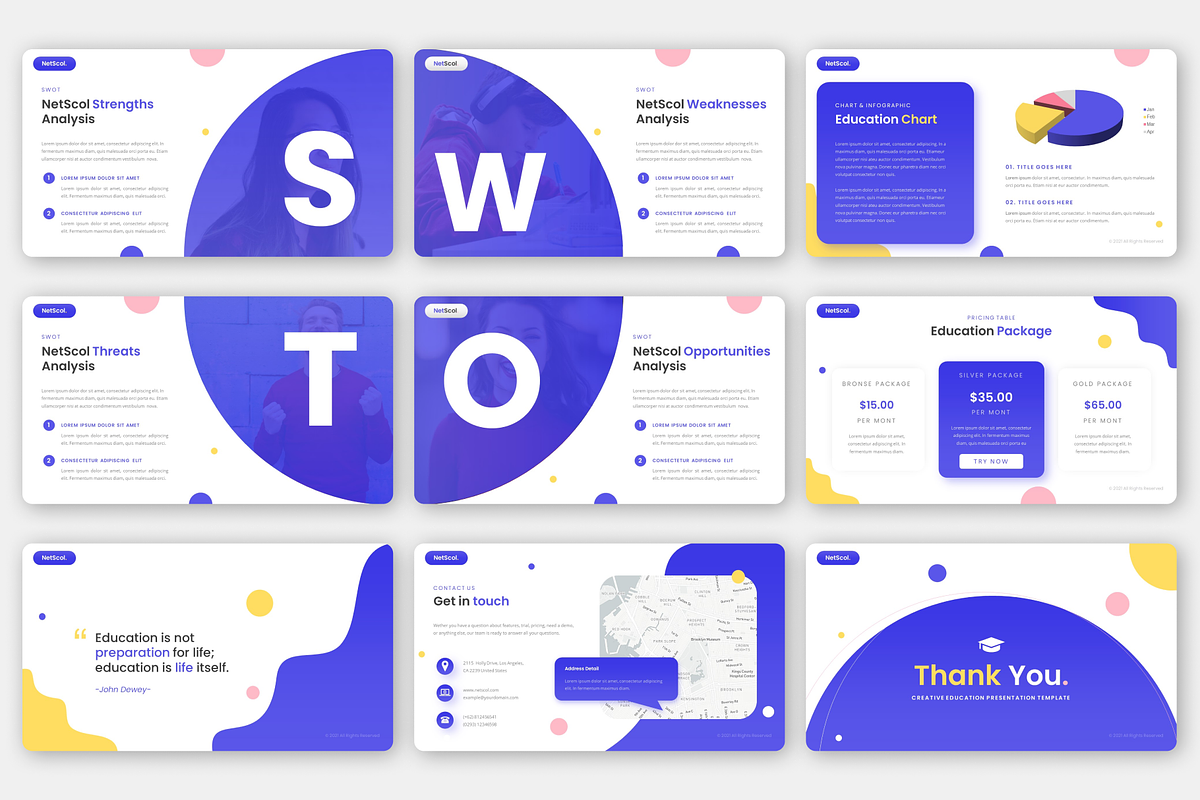 NetScol – Creative Education, a Presentation Template by Monsgraph Creative Studio (Photo 2 of 5)
