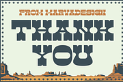 West Cactus - Western Display Font, a Slab Serif Font by Marvadesign (Thumbnail 8 of 8)