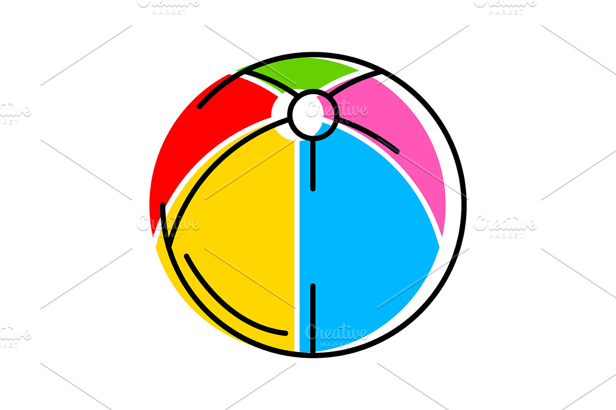 Illustration of ball., a Decorative Illustration by incomible