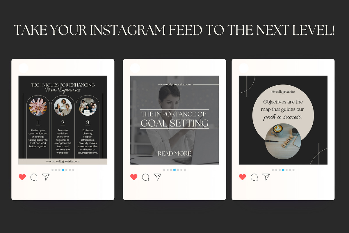 50 Coaching Post Canva Templates, a Templates & Theme by ...
