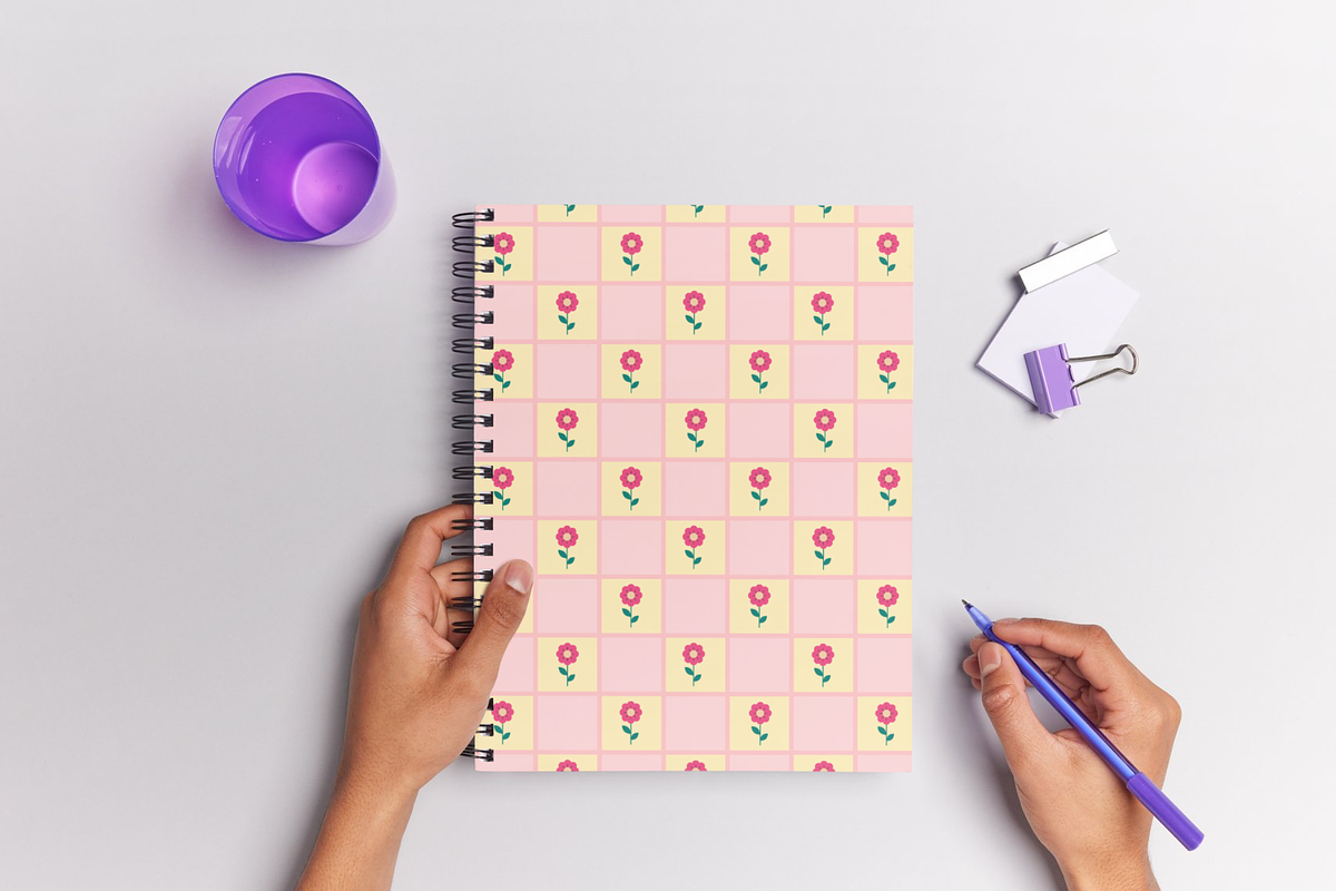Flower 1 notebook, a Marketing Template by byfloraison (Photo 1 of 2)