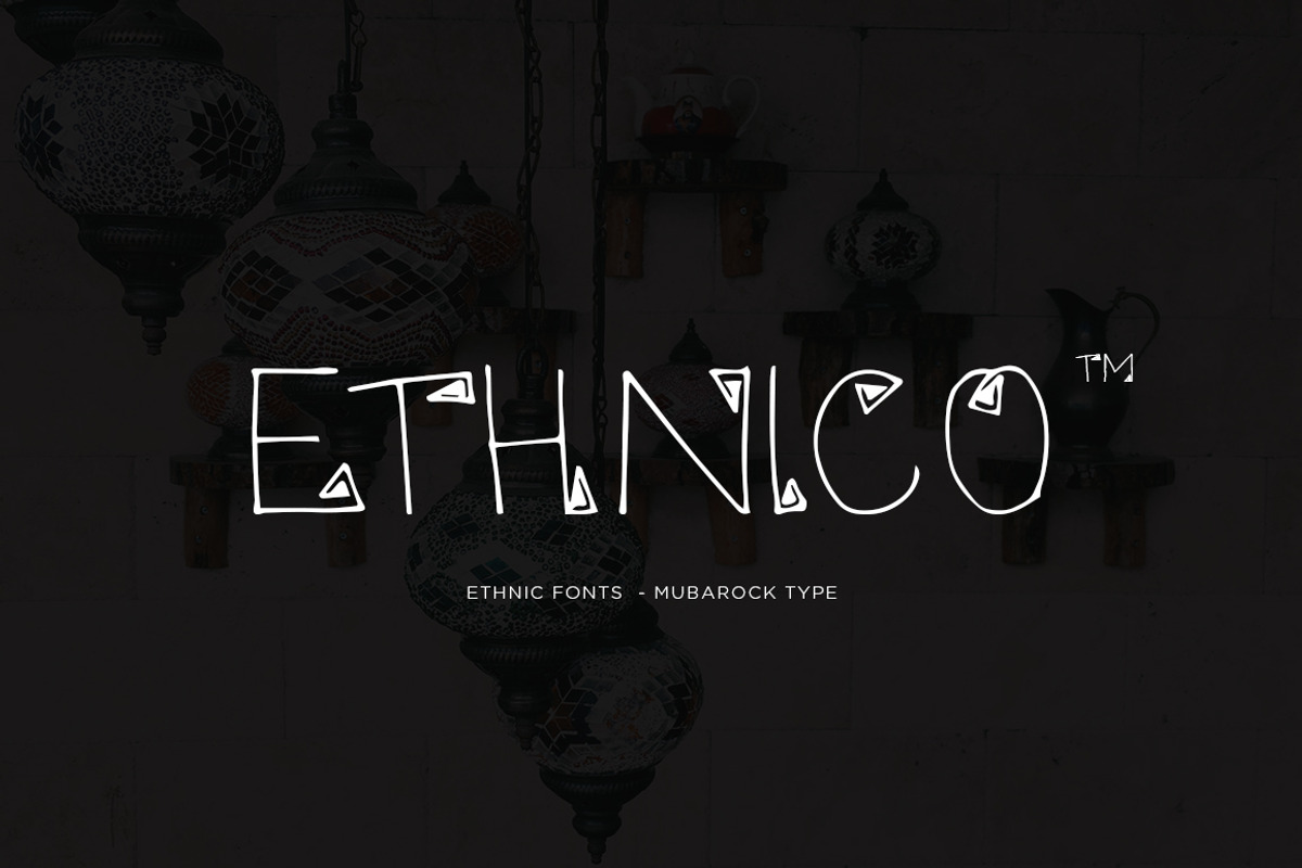 MYETHNIC- Display Font Ethnic, a Font by Pixslides (Photo 5 of 9)