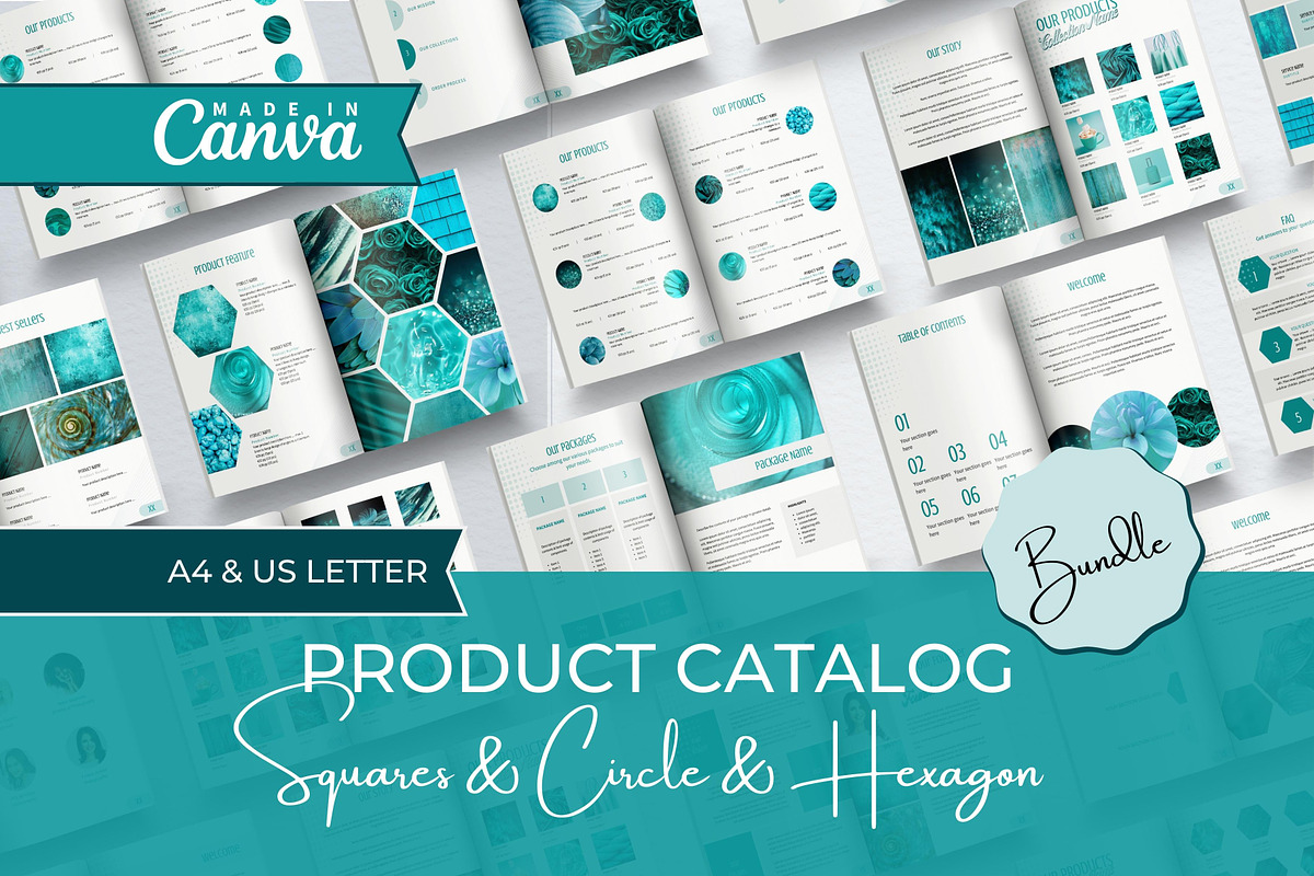 Product Catalog Canva Template