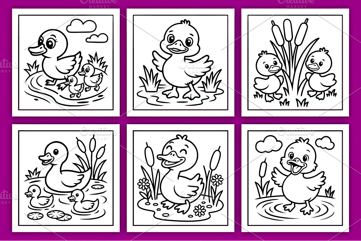 Bold and Easy Ducky Day, an Animal Illustration by Ink Gallery (Photo 4 of 5)