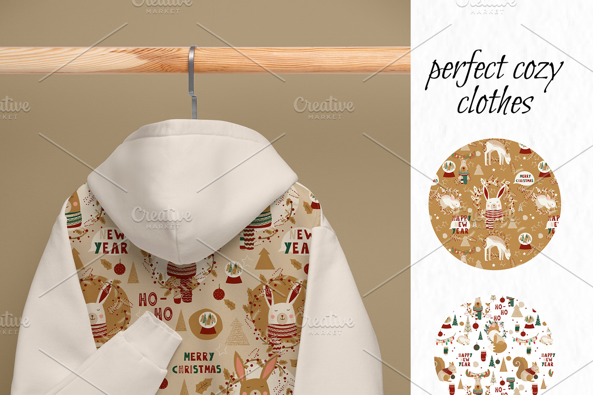 Winter holidays. Christmas pattern, a Pattern Graphic by Lineli (Photo 9 of 15)