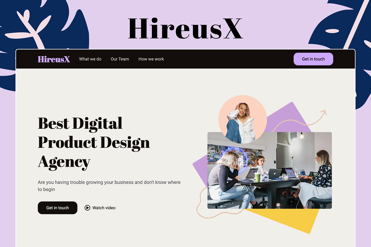 HireusX: Bootstrap 5 Agency Template, a Bootstrap Template by We Design Classy (Photo 1 of 3)
