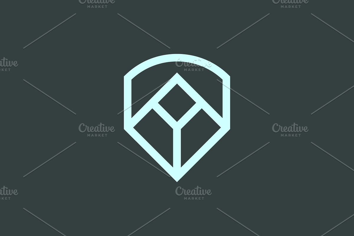 abstract letter A shield logo, a Branding & Logo Template by Rasagama Studio