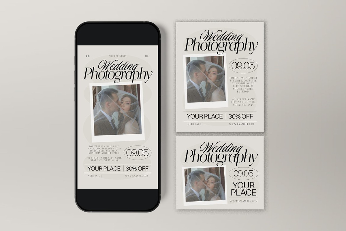 Photography Wedding Flyer preview 6