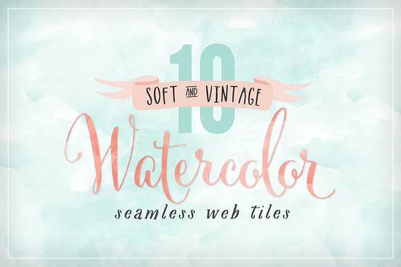 Watercolor Seamless Web Textures preview 6
