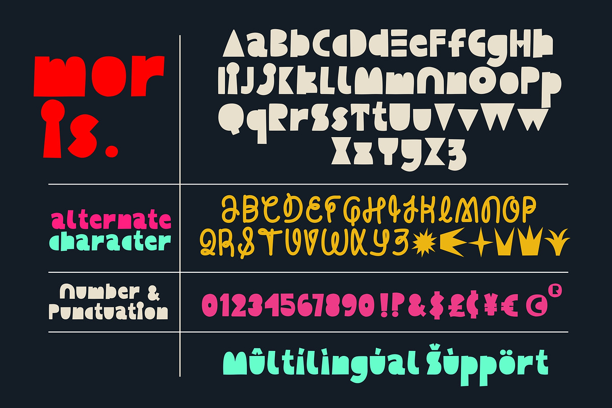 Moris - Decorative Font, a Handwritten Font by HRDR (Photo 11 of 12)