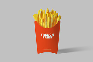 French Fries Packaging Mockups