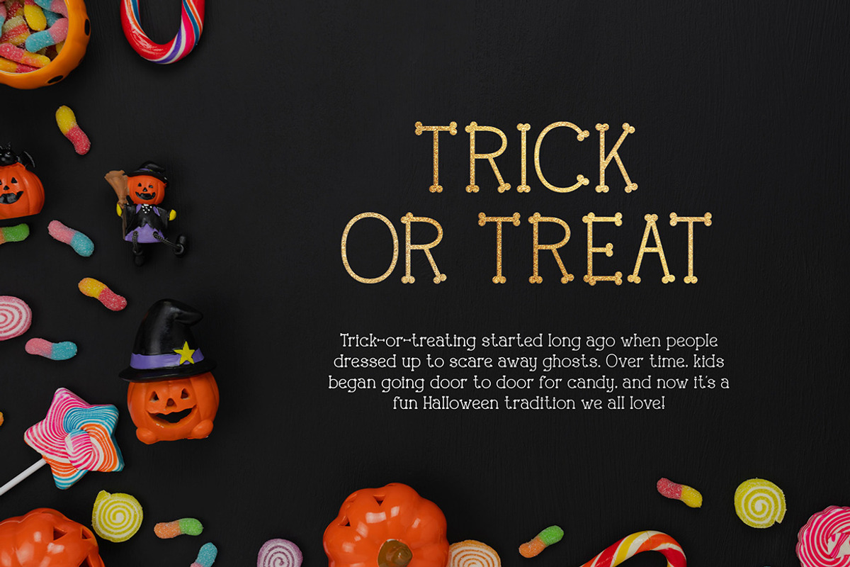 Boneplay Halloween Display Font, a Symbol Font by Vadovastd (Photo 6 of 7)