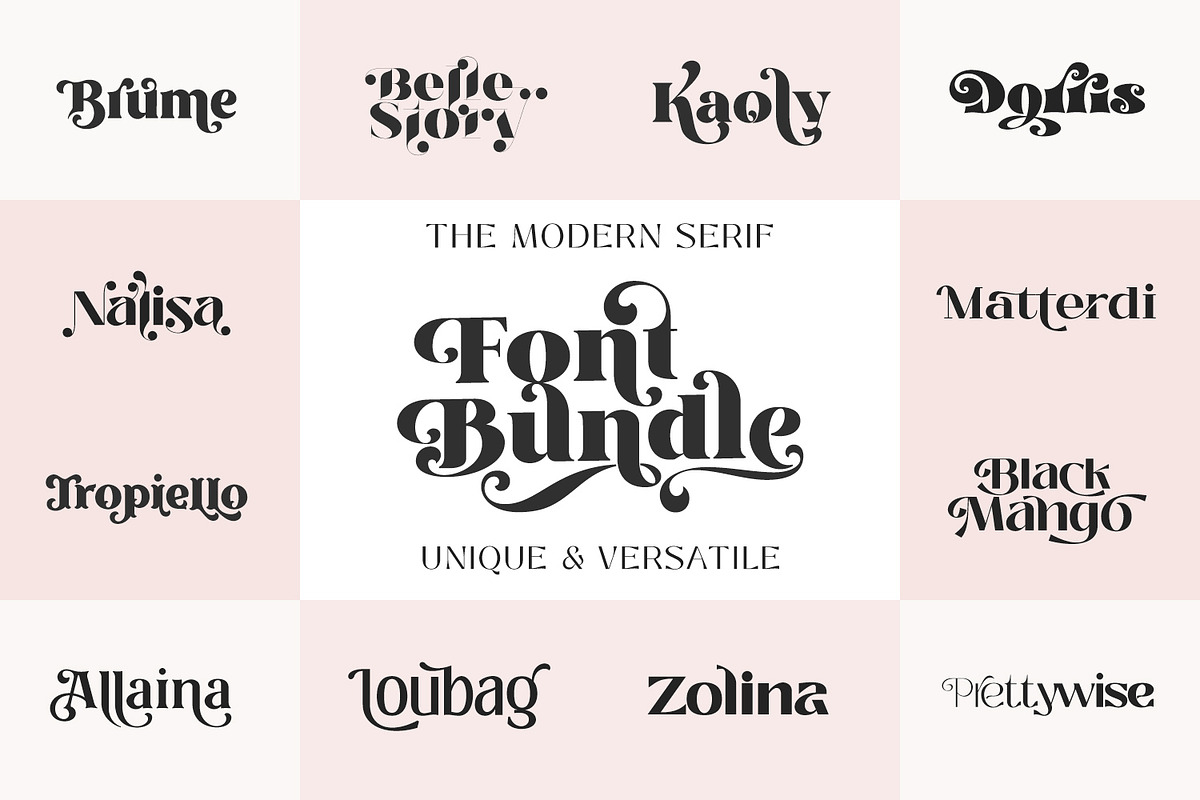 The Modern Serif Font Bundle, a Slab Serif Font by creativemedialab (Photo 13 of 14)