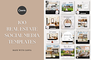 Real Estate Social Media Templates, a Social Media Template by Gebers Marketing & Design (Thumbnail 1 of 10)
