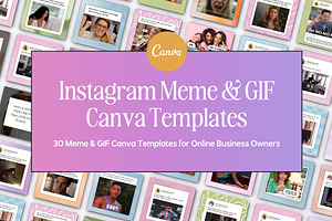 Canva Instagram Meme & GIF Templates