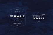 Polygonal Whale Logo Set, a Branding & Logo Template by blauananas (Thumbnail 5 of 9)