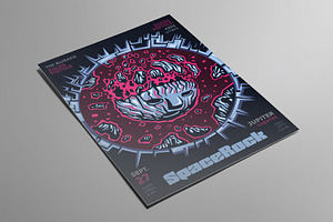 Supernova Hand Drawn Vector Flyer