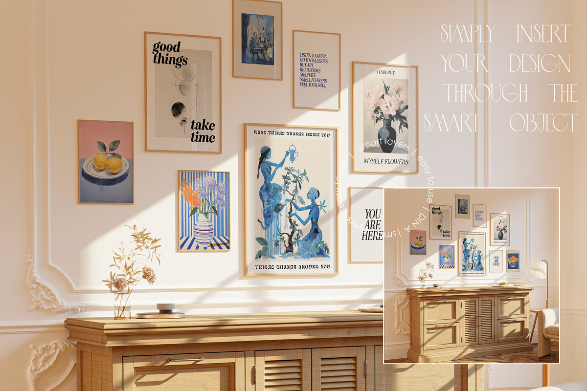 ADELE ROOM | Frame mockup set, a Household Mockup by yuliyuri.studio (Photo 26 of 44)