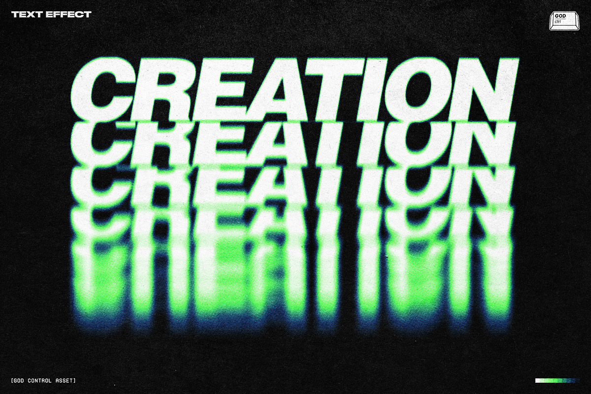 Diffusion Text Effect, a Graphic by God Control (Photo 5 of 6)