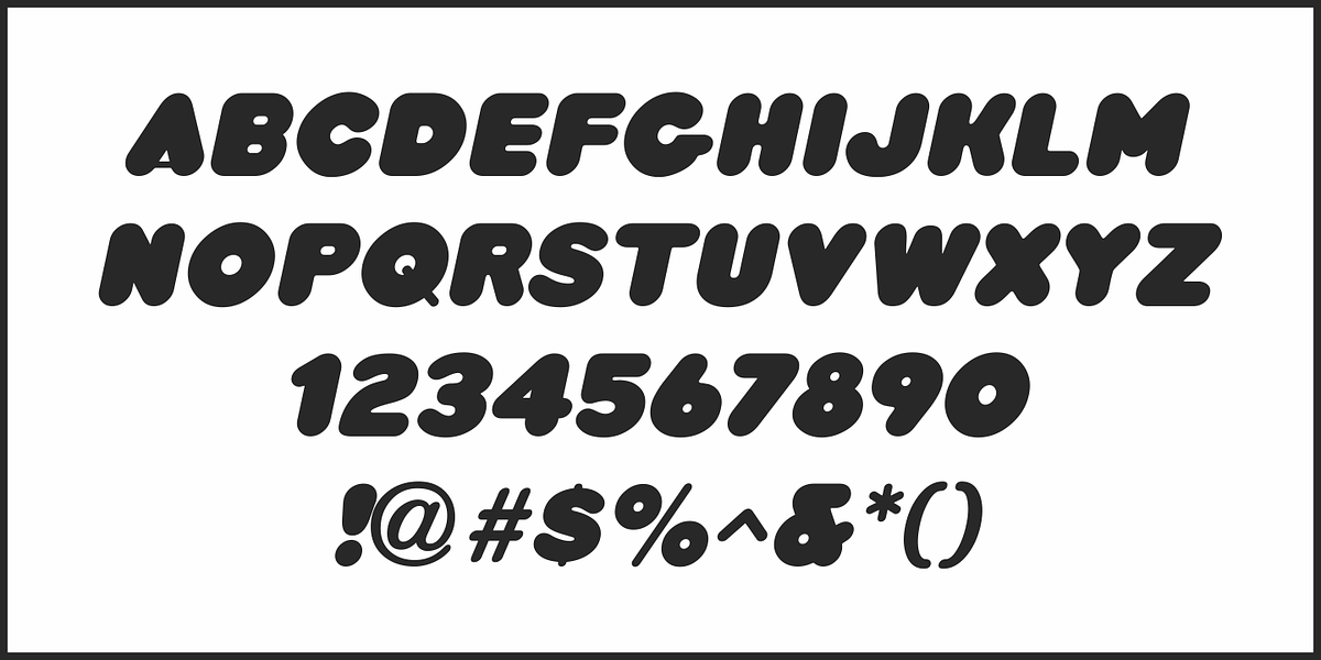 Chunky Nouveau JNL, a Font by Jeff Levine Fonts (Photo 5 of 5)