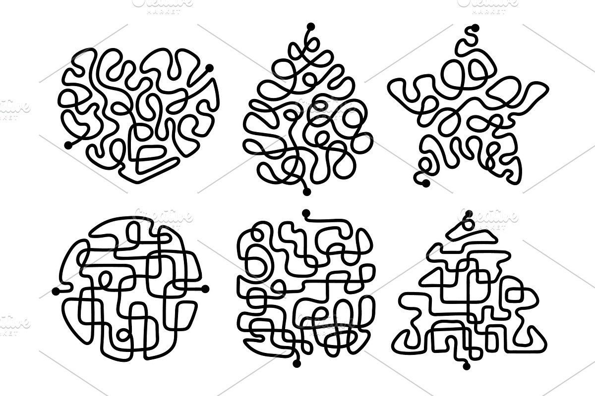Maze game ways. Kids educational, an Illustration by YummyBuum