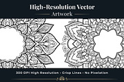 50 Floral Mandala Vectors Bundle, a Decorative Illustration by Papatongartist (Thumbnail 4 of 6)